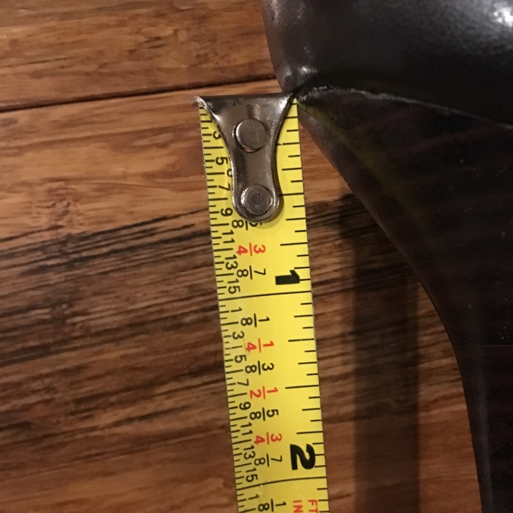 Calvin Klein Brown Leather boots with suede trim. - Picture 2 of 8
